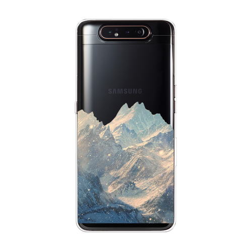 Силиконовый чехол на Samsung Galaxy A80 / Самсунг Гэлакси A80 Горы арт 2, прозрачный силиконовый чехол на samsung galaxy a80 самсунг гэлакси a80 туманные горы