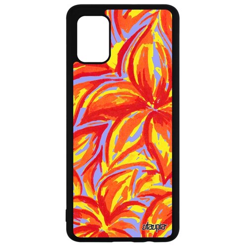 фото Чехол для мобильного galaxy a51, "цветочный узор" флора рисунок utaupia