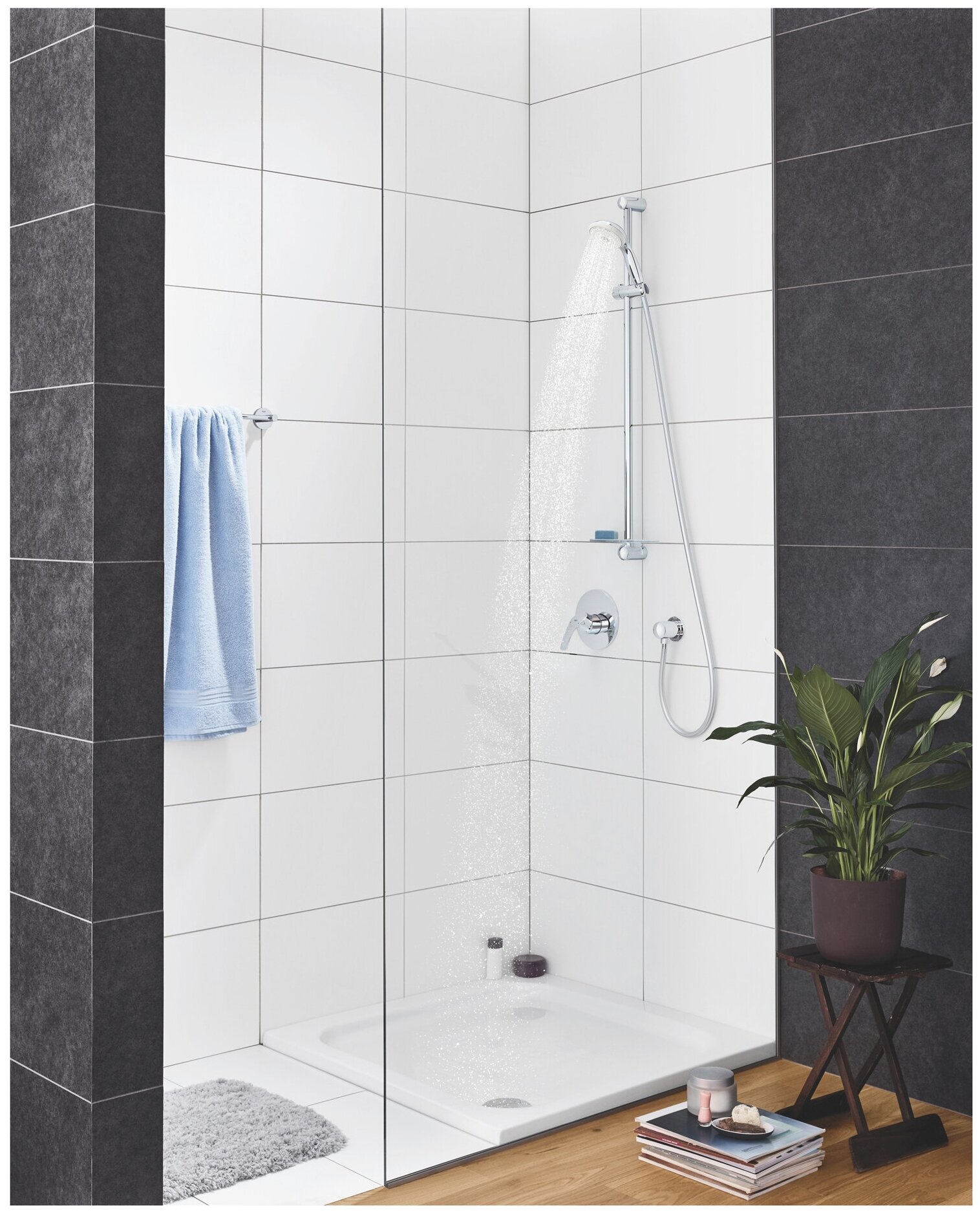 Душевой гарнитур GROHE Tempesta New IV 27795001, 600мм - фотография № 6