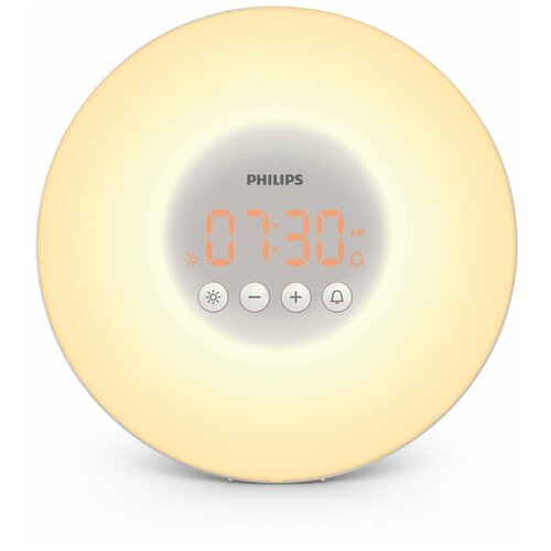 Световой будильник Philips Wake-up Light HF3500/01, белый/серый