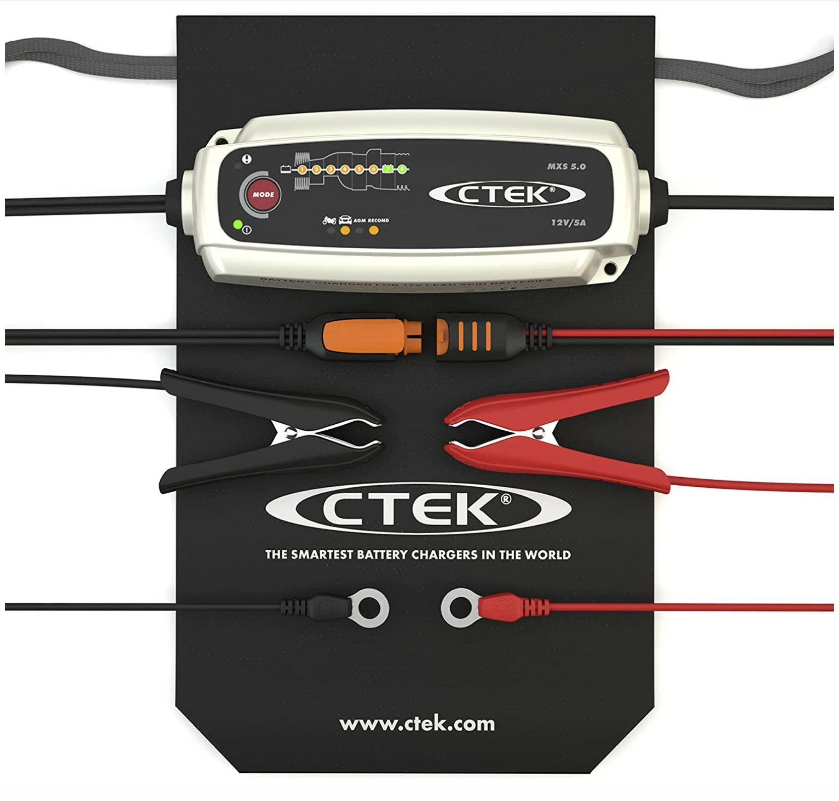 Зарядное устройство Ctek MXS 5.0 (+ Салфетки из микрофибры для любых задач в подарок!) - фото №20