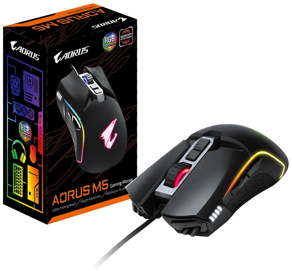 Мышь Gigabyte AORUS M5