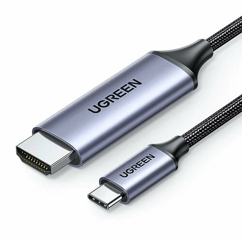 Кабель USB Type C (Thunderbolt 3) на HDMI 2.0 4K60Гц 2 метра Ugreen кабель usb type c thunderbolt 3 1 на displayport 1 4 дисплей порт 8k 4k 3 метра