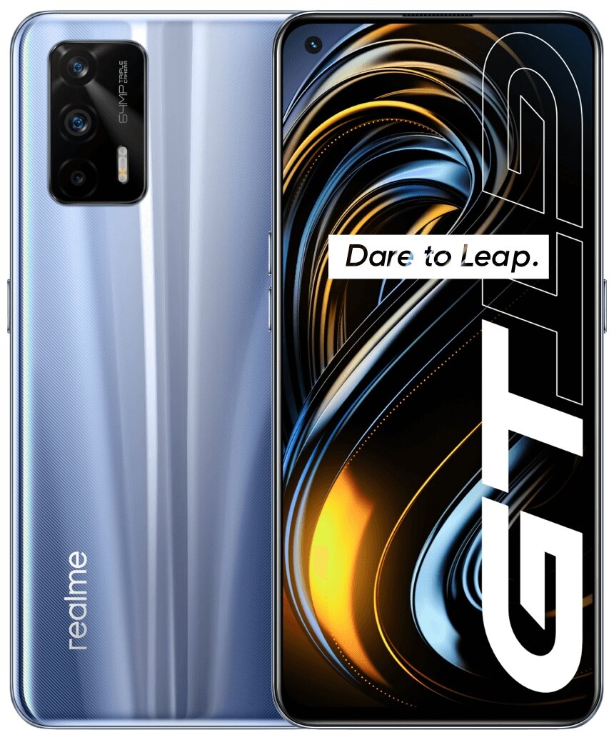 Смартфон realme GT 5G 8/128 ГБ, Dual nano SIM, серебристый