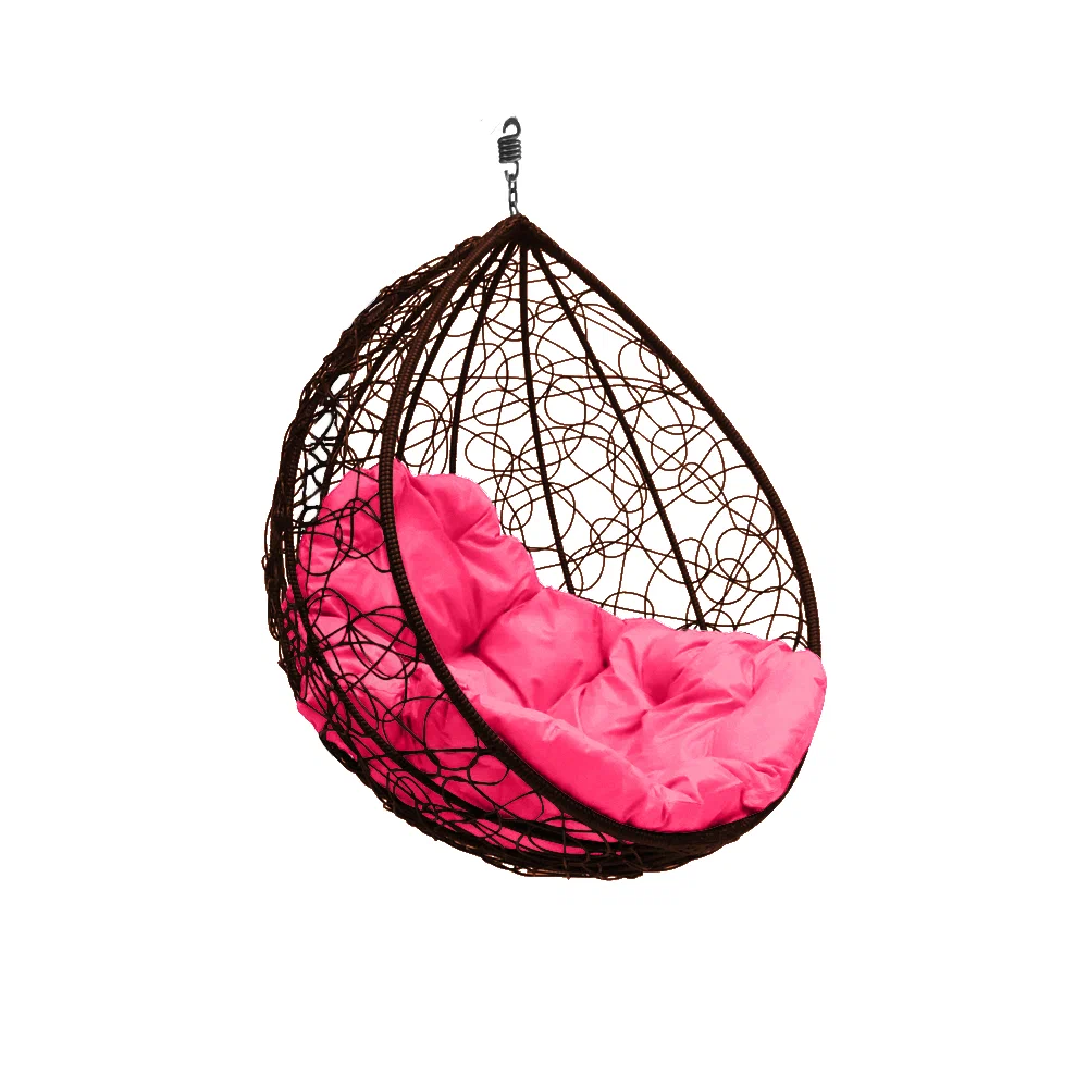 Подушка для двухместного подвесного кресла, розовая - фотография № 1
