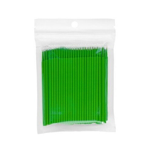 Микрощеточки, размер M, 90-100шт в пакете (01 зеленые) IRISK professional