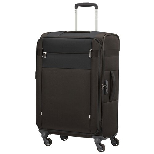 Чемодан Samsonite, 73 л, размер M, черный