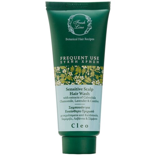 Fresh Line шампунь Cleo Frequent use Sensitive Scalp Hair Wash, 75 мл