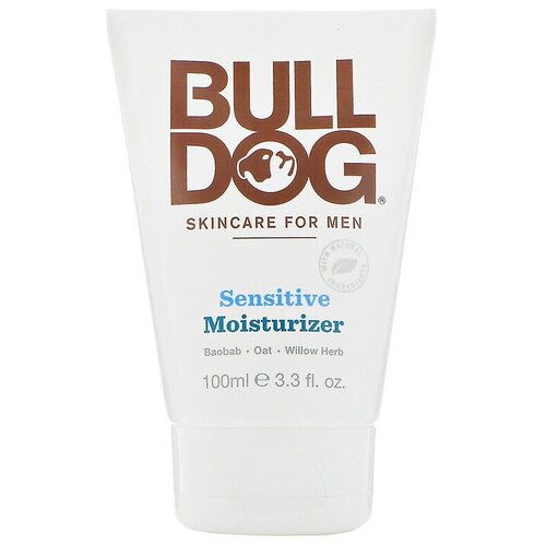 BULLDOG Крем для лица Skincare For Men Sensitive Moisturizer, 100 мл