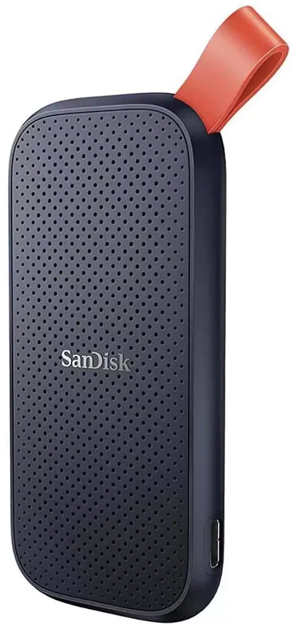 2 ТБ Внешний SSD SanDisk Portable 800 МБ/сек USB-C, USB 3.2 Gen 2 (SDSSDE30-2T00-Z26)