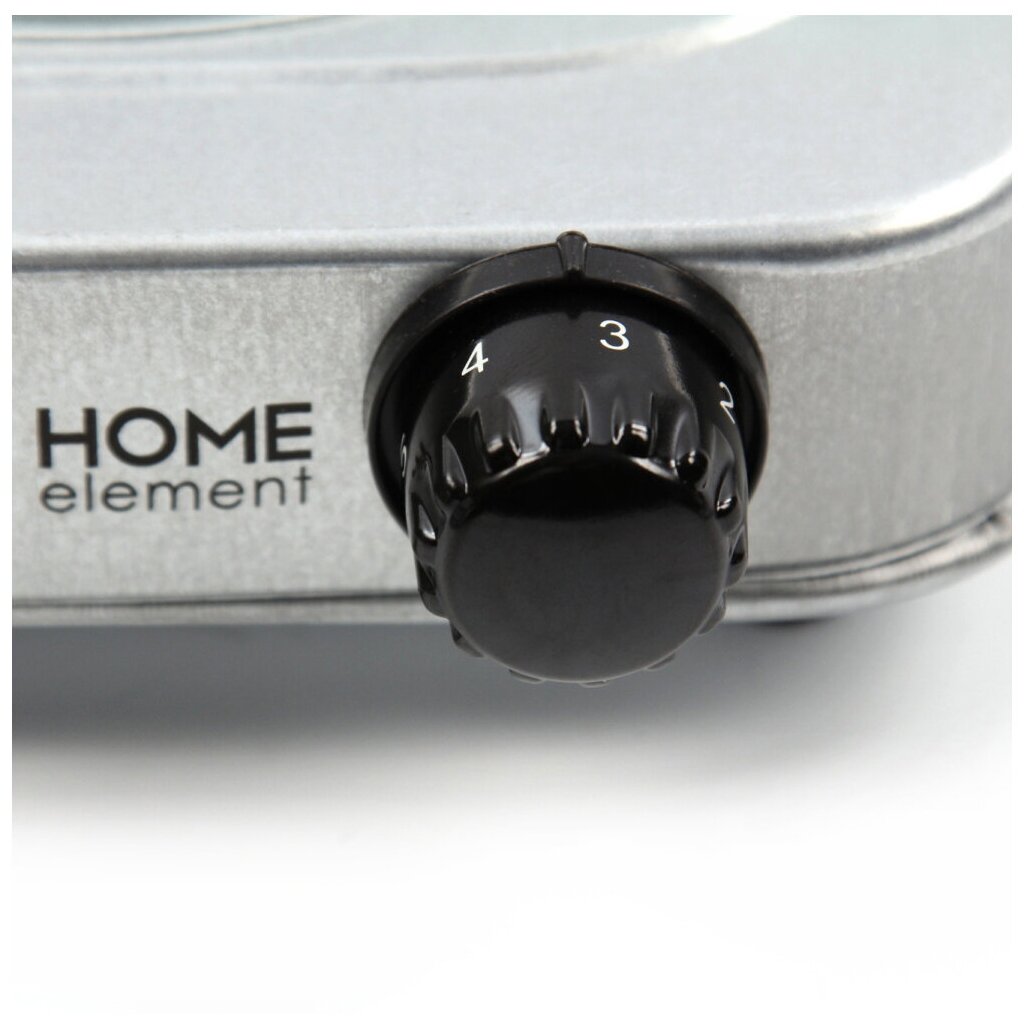 HOME ELEMENT HE-HP710 сталь электроплитка - фотография № 6