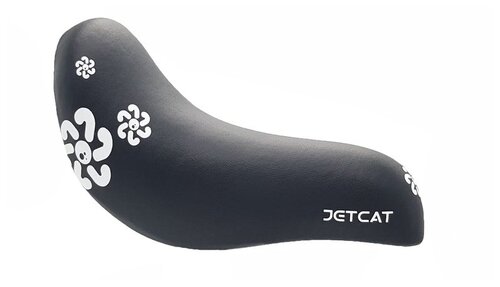 Седло JETCAT Seat Pro с рисунком, черный