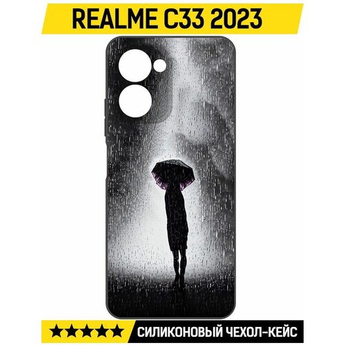 Чехол-накладка Krutoff Soft Case Ночная крипота для Realme C33 2023 черный чехол накладка krutoff soft case ночная крипота для realme 11 4g черный