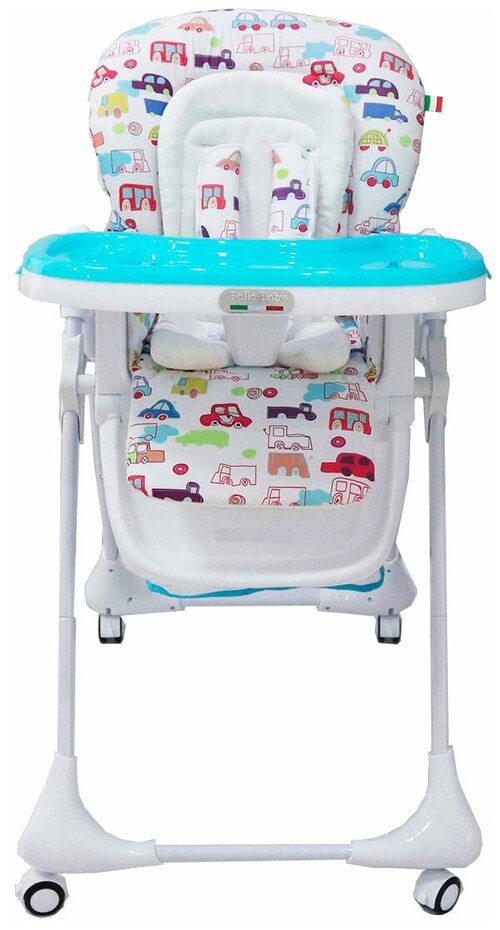 Стульчик для кормления BellaBaby B-003S, голубой