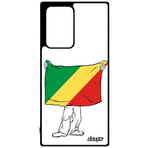 фото Чехол на мобильный samsung galaxy note 20 ultra, "флаг конго браззавиль с руками" туризм utaupia