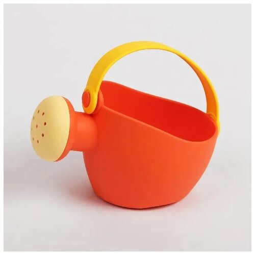 игрушка для малышей лейка малая салатовая биплант Биплант лейка оранжевая мягкая малая для игры с водой
