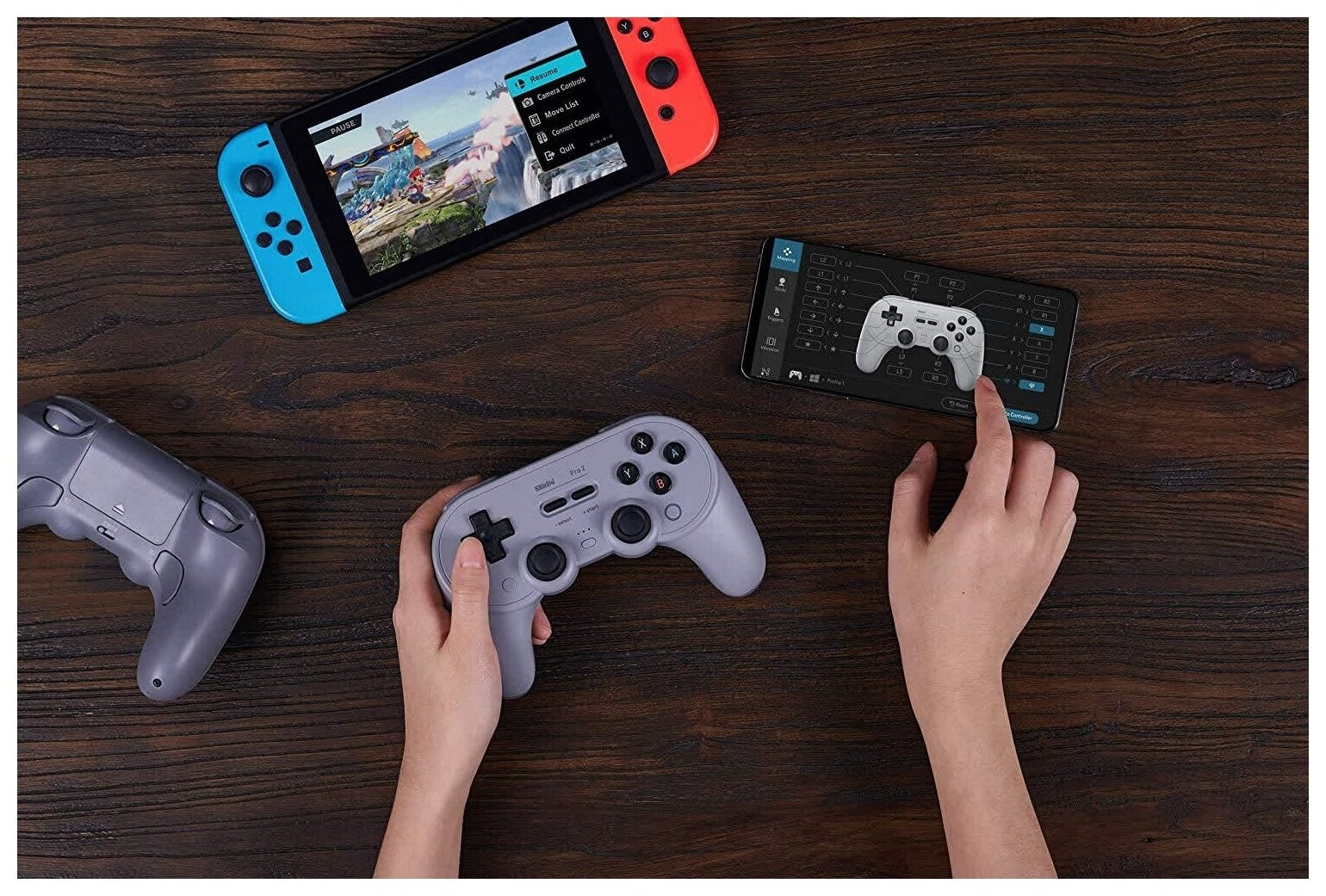 Геймпад 8BitDo Pro 2 Gray edition