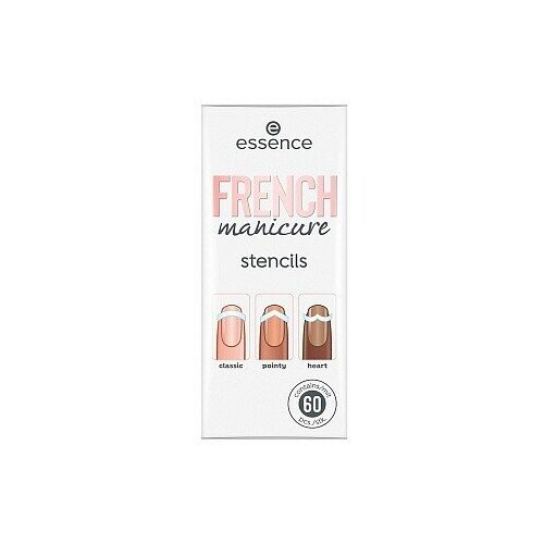 Essence, FRENCH MANICURE - трафареты для маникюра (т.01)