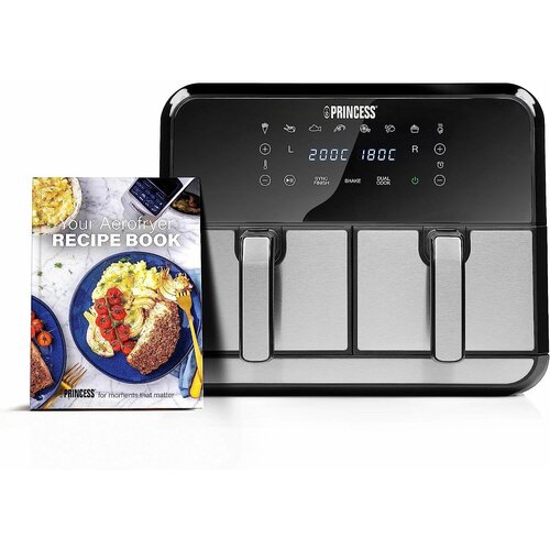 Аэрофритюрница Princess Double Basket Airfryer 2x4 л 6615000₽