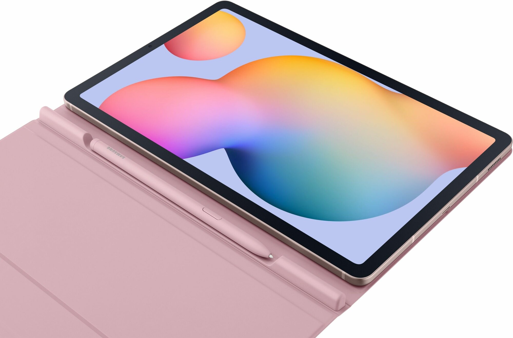 Чехол для планшета SAMSUNG Book Cover, для Samsung Galaxy Tab S6 lite, розовый [ef-bp610ppegru] - фото №10