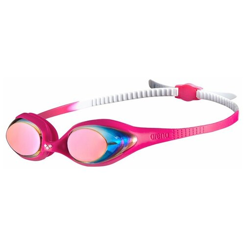 Очки для плавания arena Spider Jr Mirror 1E362, white/pink/fuchsia очки arena spider mirror junior 6 12 лет синий 1e362 73