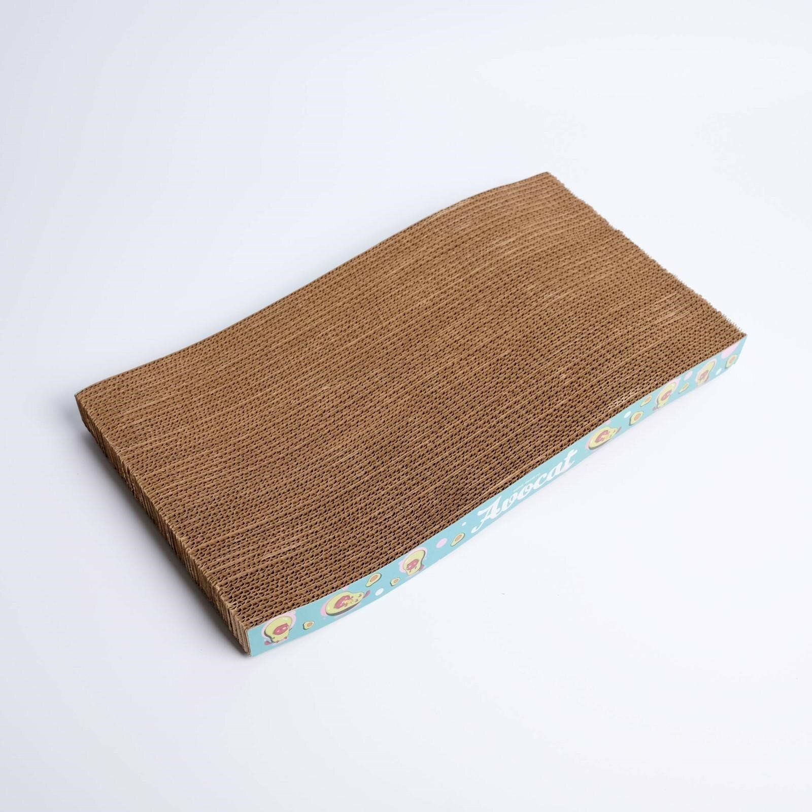 Когтеточка из картона Avocat волна, 45.5 × 19 × 3.5 см - фотография № 9