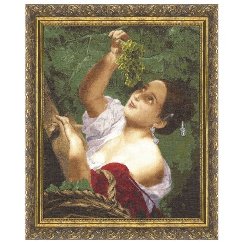 набор для вышивания золотое руно мк 039 девочка с персиками Золотое Руно Набор для вышивания Итальянский полдень (МК-009), 48 х 39 см