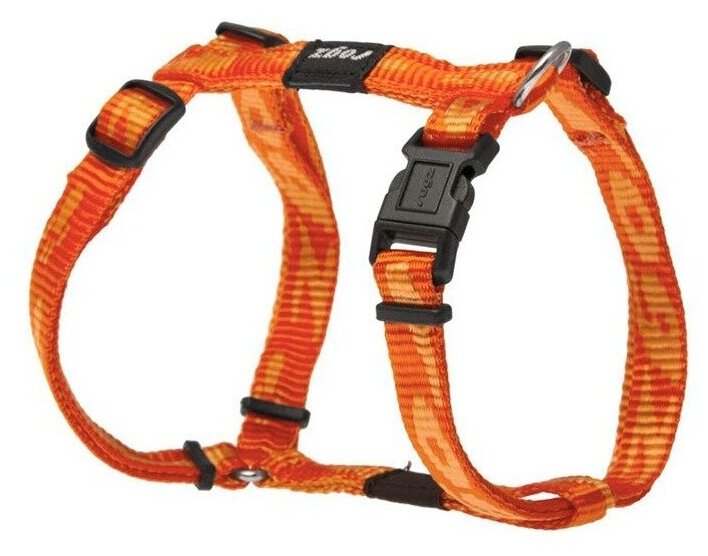 Rogz Шлейка серия Alpinist размер S (23-37см) ширина 1,1см оранжевый (H-HARNESS) SJ21D | H-HARNESS 0,08 кг 48156 (1 шт)