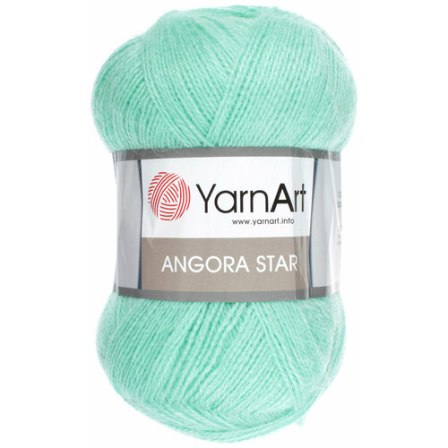 Пряжа Yarnart Angora Star темно-голубой (600), 20%шерсть/80%акрил, 500м, 100г, 3шт