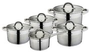 Комплект посуды для приготовления Hoffmann, Набор кастрюль, Кухонный набор, 10 предметов