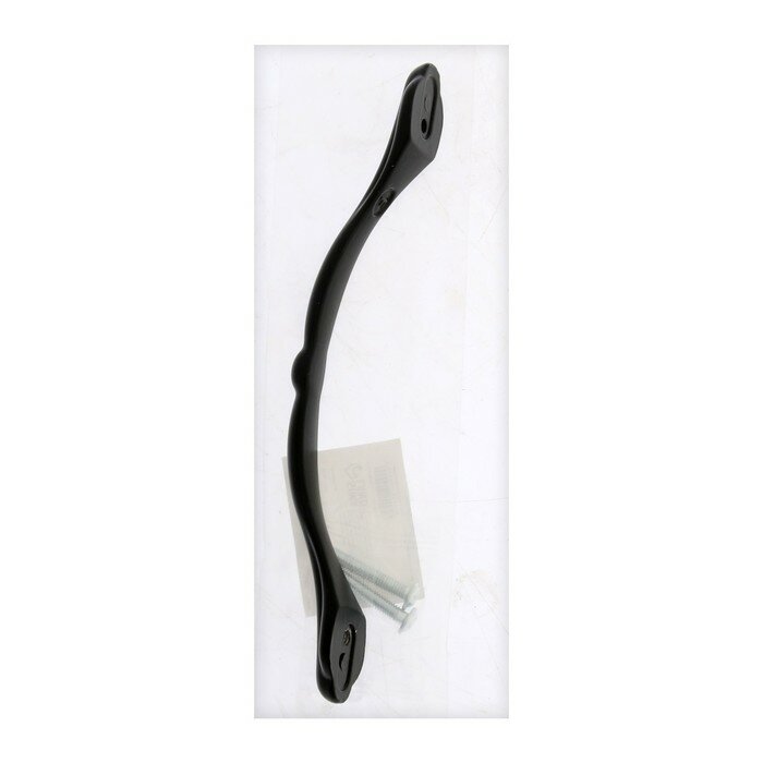 Ручка-скоба тундра ,м/о 128 мм, цвет черный - фотография № 3