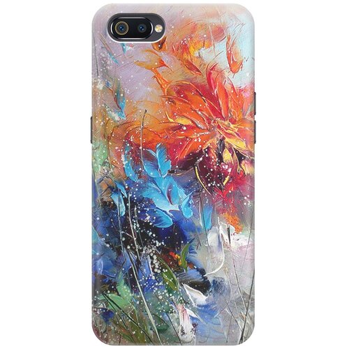 фото Re:paчехол - накладка artcolor для oppo a1k / realme c2 с принтом "весенний взрыв"