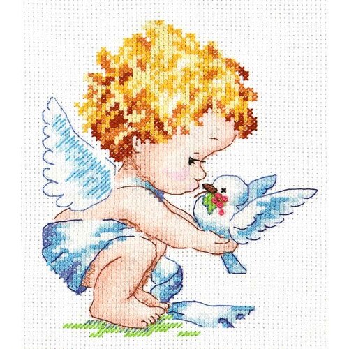 Набор для вышивания Чудесная Игла 035-13 Светлый Ангел! набор для вышивания мини панно снежный ангел 1 набор