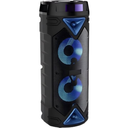 Большая портативная колонка беспроводная мощная громкая аудиосистема караоке с микрофоном Bluetooth AUX USB LED-подсветка 637000₽