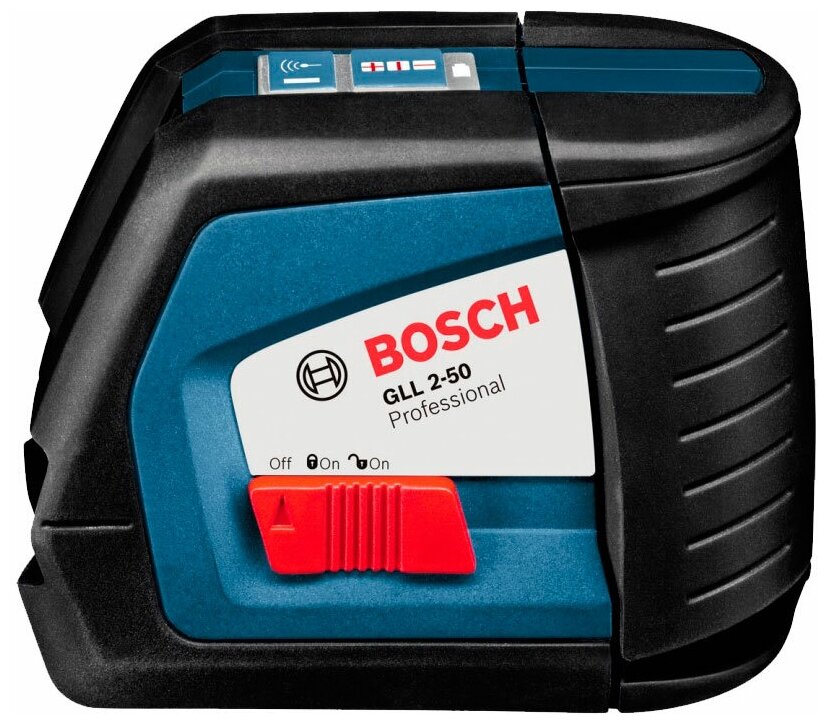 Лазерный нивелир Bosch GLL 2-50 (с держателем BM 1 и приемником LR 2) [0601063103]