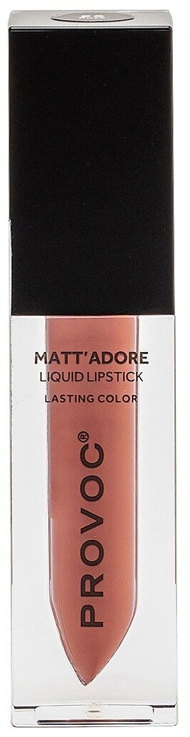 Provoc Mattadore Liquid Lipstick 26 Ruse Жидкая помада для губ, матовая, 4.5 гр (цв. карамельно-персиковый)