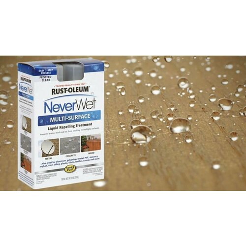 Водоотталкивающее самоочищающееся покрытие Rust-Oleum NeverWet набор 510 г