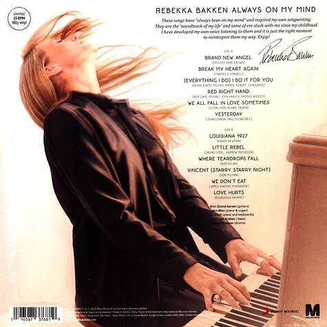 Виниловая пластинка Bakken, Rebekka, Always On My Mind (0196587376819) Sony Music - фото №2