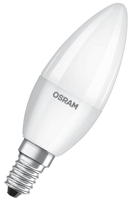 Лампа светодиодная LED Value LVCLB60 7SW/840 7Вт свеча матовая E27 230В 10х1 RU OSRAM 4058075579477 - фотография № 1