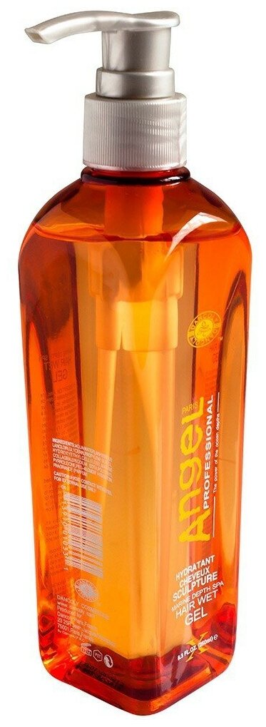 Angel Professional гель для укладки Marine Depth Spa Hair Wet Gel с глубоководными минералами, 500 мл