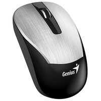 Мышь беспроводная Genius ECO-8015 серебристый (Silver), 2.4GHz, BlueEye 800-1600 dpi, аккумулятор NiMH