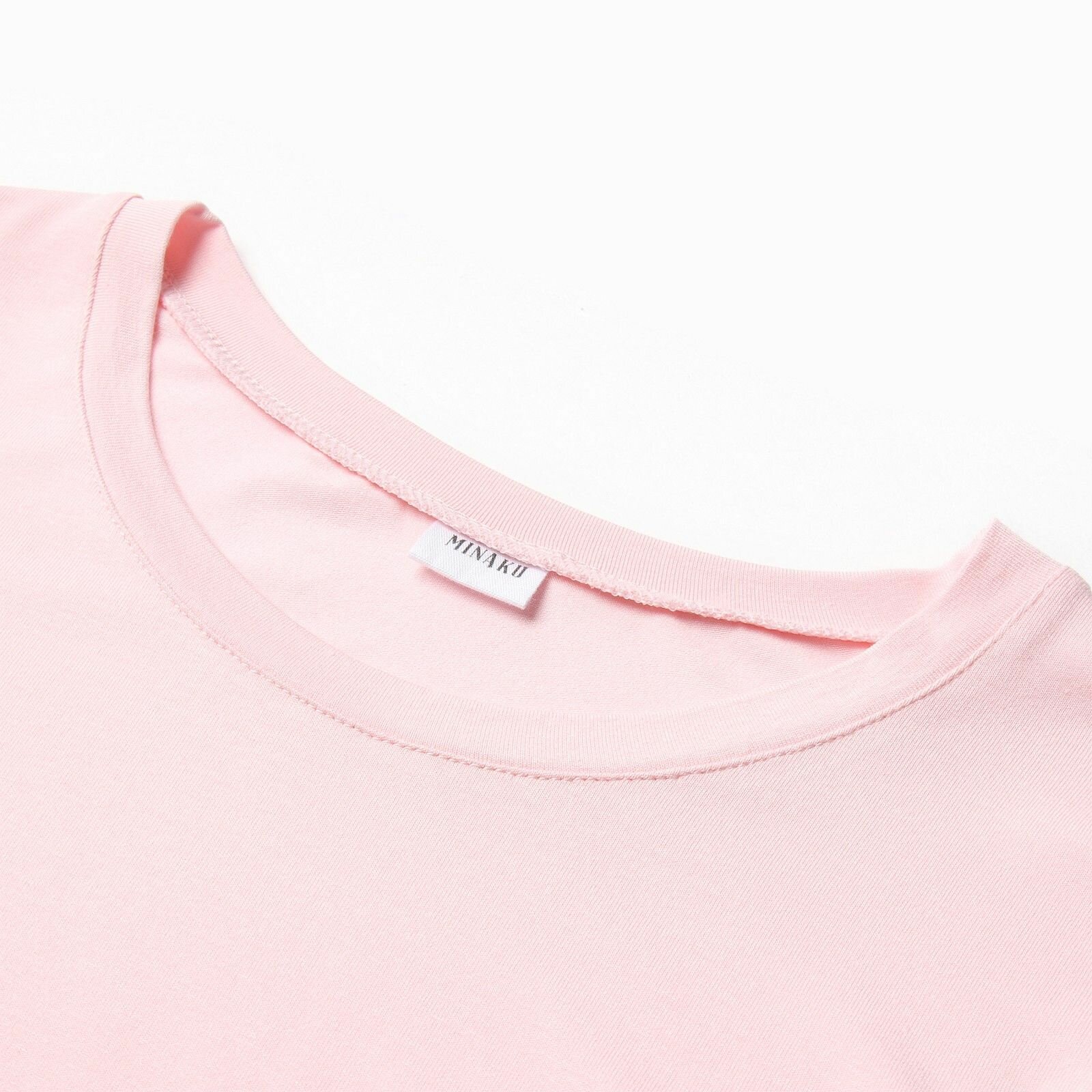 Комплект женский (лонгслив, брюки) MINAKU: Home collection цвет розовый, р-р 42 - фотография № 8