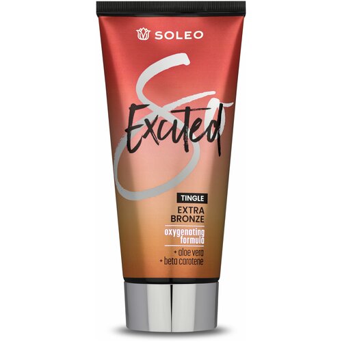 Soleo So Excited Extra Bronzer/ Крем-автобронзатор для тела 150 мл. бронзатор с тингл эффектом для загара excited tingle extra bronzer бронзатор 150мл