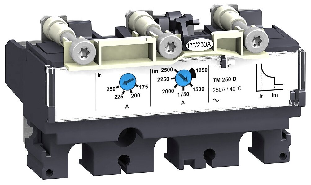 429033 TM50D Термомагнитный расцепитель 3-полюсный 50А для NSX100-250 Schneider Electric, LV429033