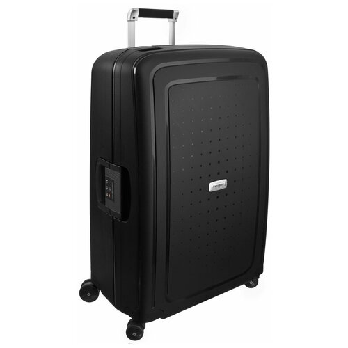 фото Чемодан samsonite s'cure dlx l 102 л, зеленый/metallic green