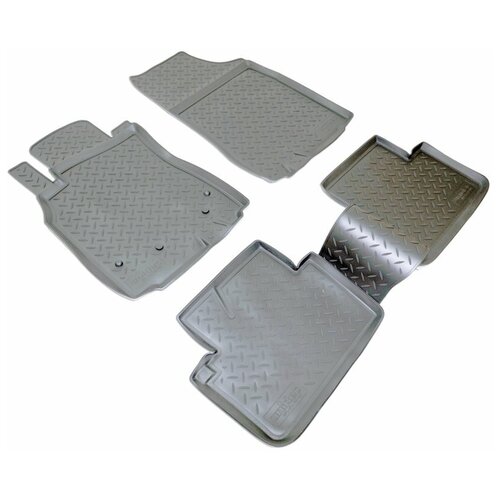 фото Коврики в салон полиуретан norplast renault fluence 10- черный комплект npl-po-69-08