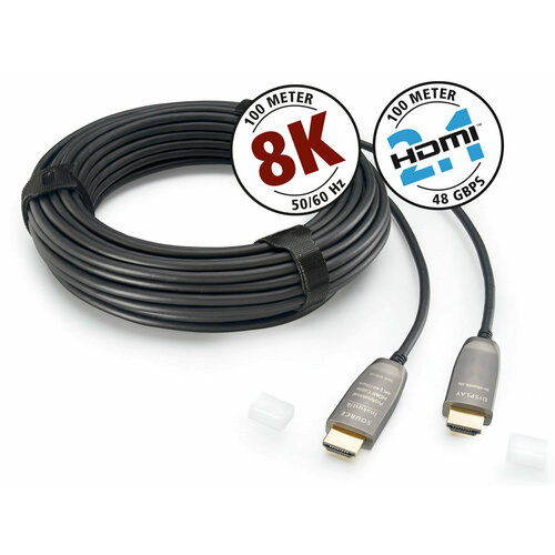 Кабель HDMI - HDMI оптоволоконные Inakustik 009245002 Professional HDMI 2.1 Optical Fiber Cable 2.0m