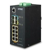 Промышленный управляемый коммутатор L2+/L4 PLANET IGS-5225-8P2S2X 8-Port 1000T 802.3at PoE+ 2-port 100/1000X SFP + 2-port 10G SFP+ Full Managed Switch