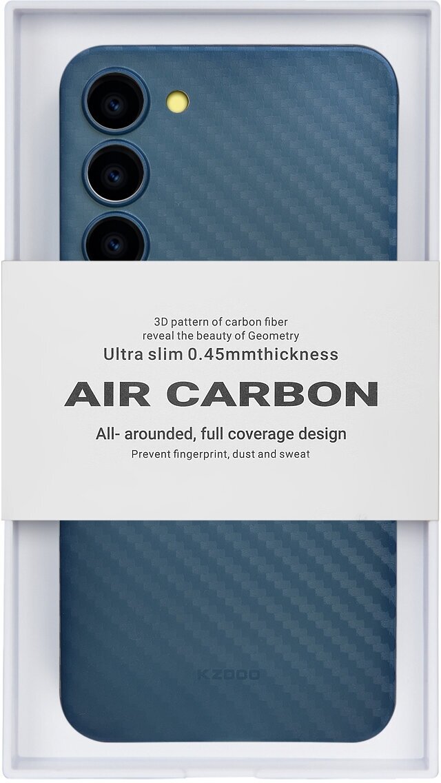 Чехол для Samsung Galaxy S23 Plus AIR Carbon-Синий
