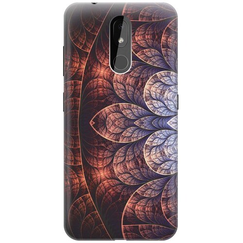 фото Re:paчехол - накладка artcolor для nokia 3.2 (2019) с принтом "умиротворенность"